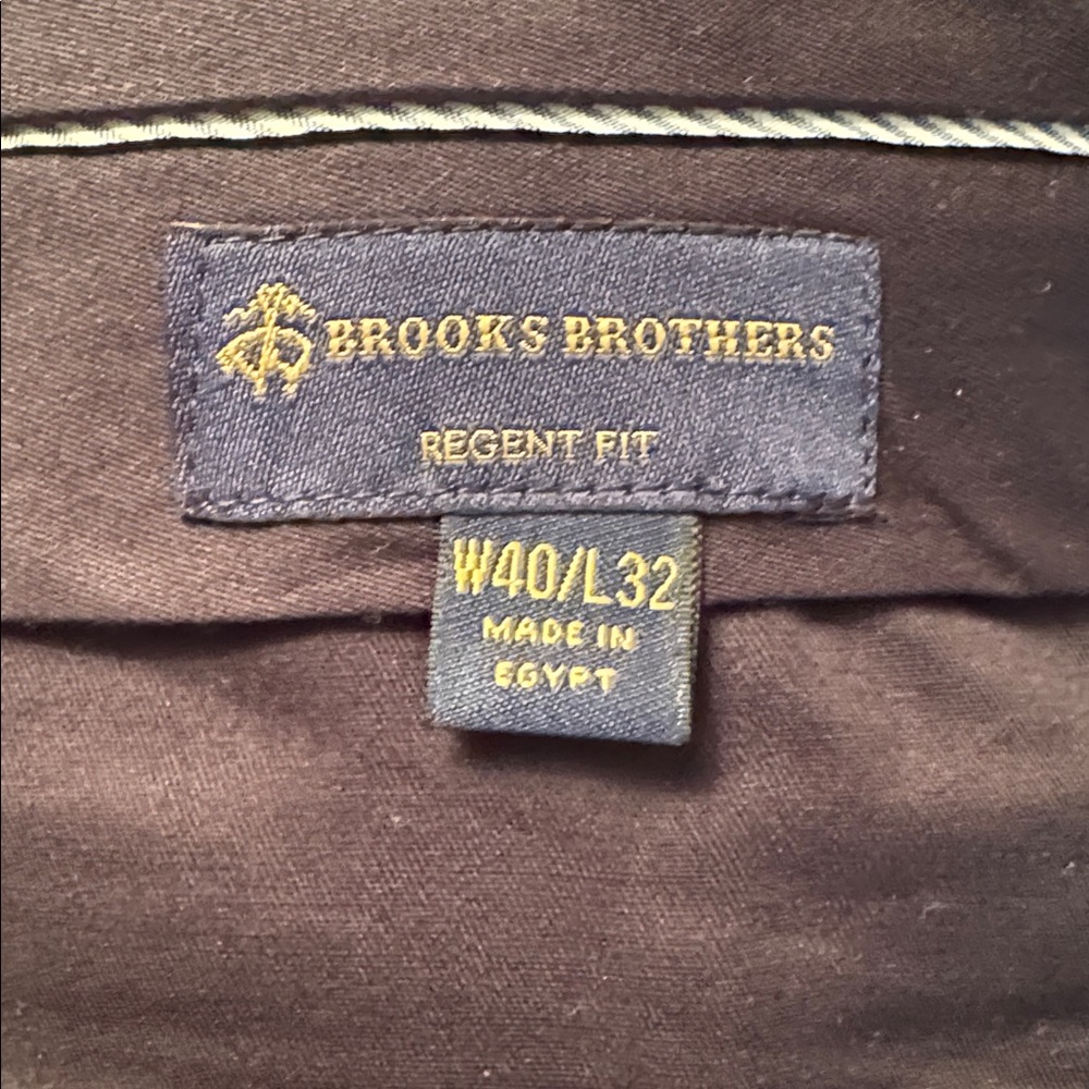 Brooks Brothers Navy blue pinstripe suit 48 regular - Picture 5 of 5